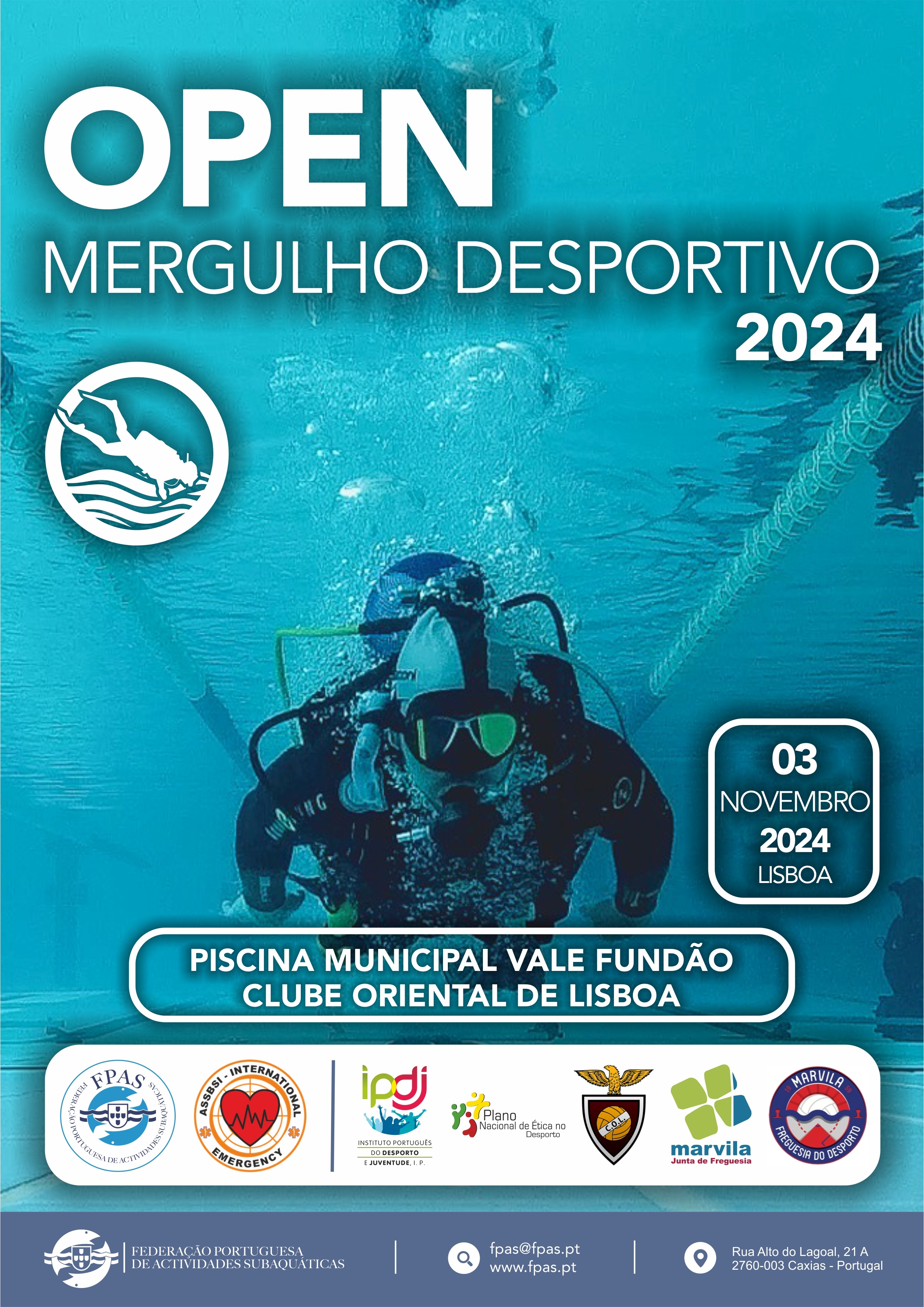 OPEN NACIONAL DE MERGULHO DESPORTIVO 2024