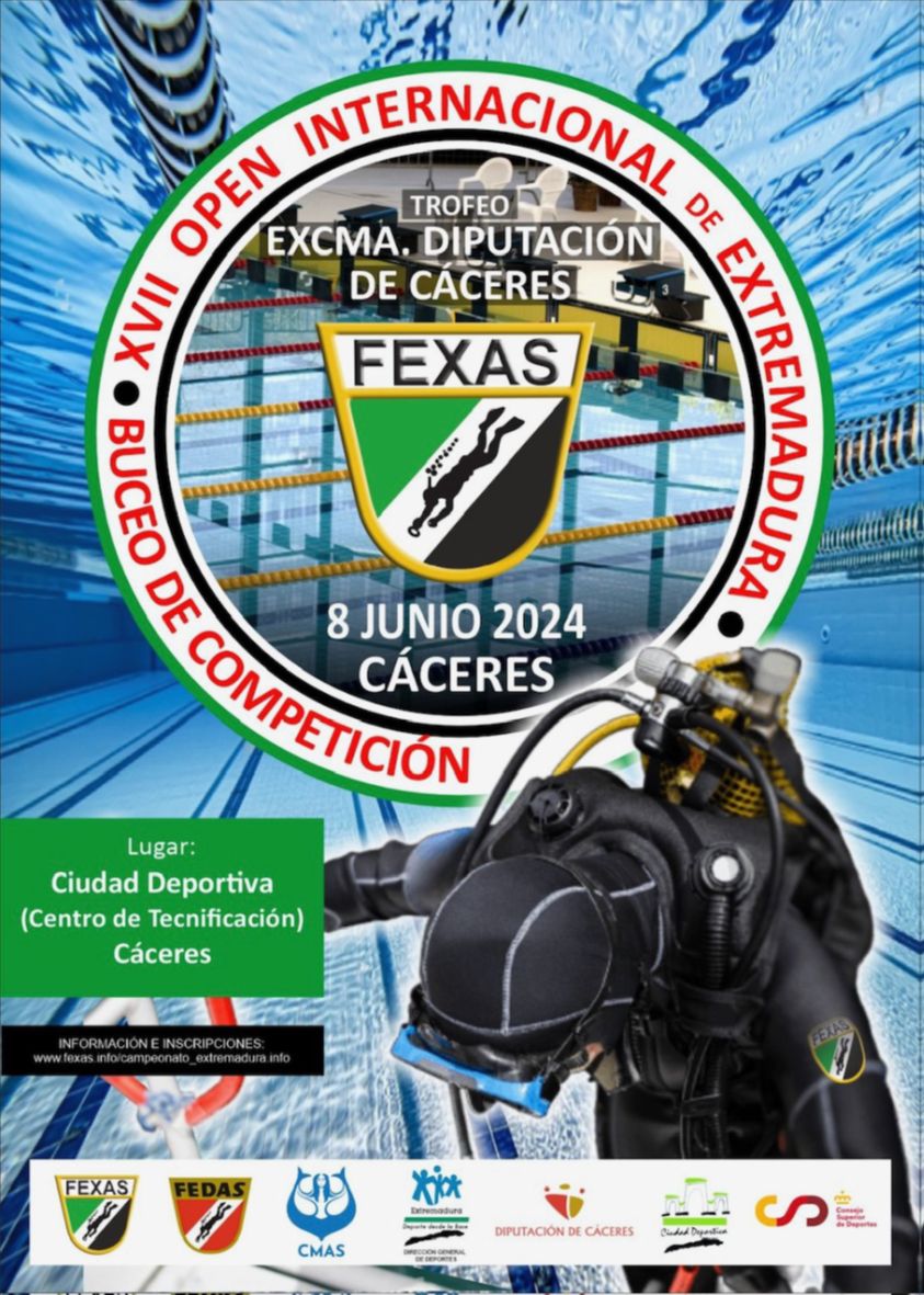 XVII OPEN INTERNACIONAL DE EXTREMADURA - MERGULHO DESPORTIVO